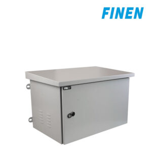 OC-6406 - Gabinete de pared para exteriores IP55 de 6-RU. Medidas: 600 x 400 x 415mm. Color gris RAL7035.